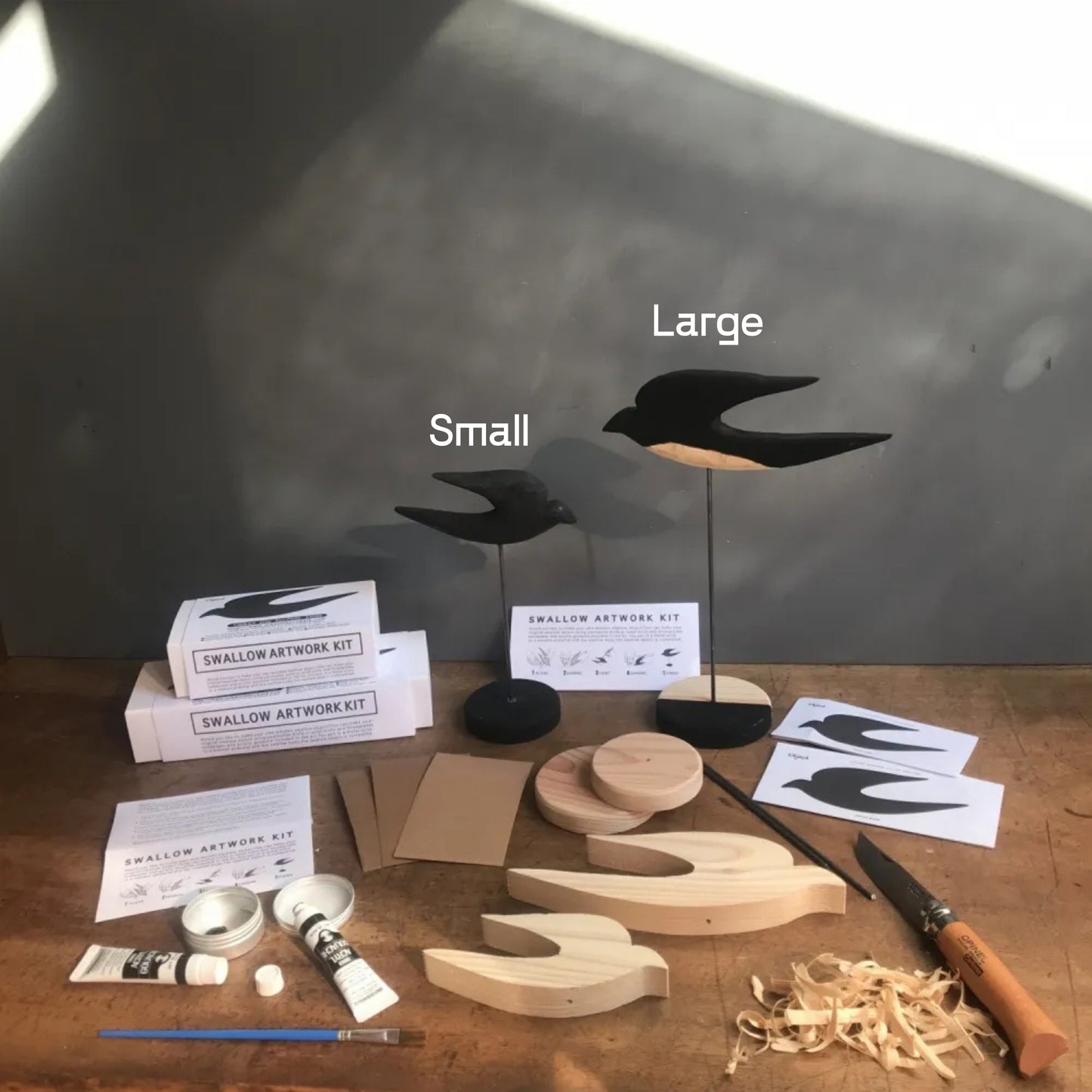 Swallow Artwork DIY Craft Kit Set - Small