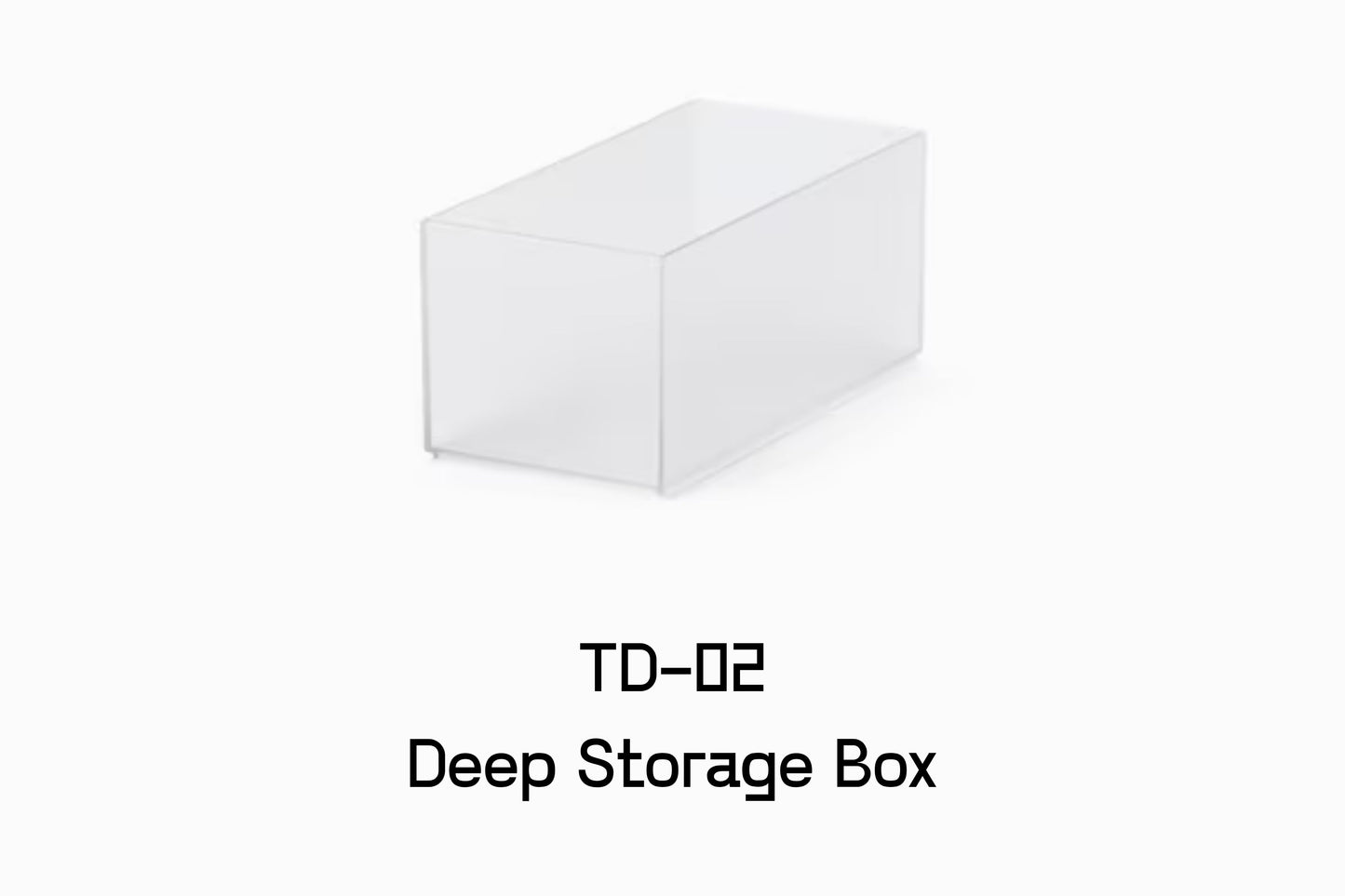Like-it Tidy-Up Nesting Deep Storage Box Set of 4 - Clear