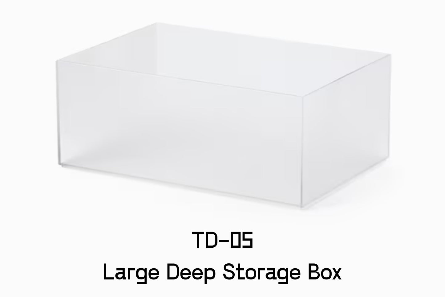 Like-it Tidy-Up Nesting Deep Storage Box Set of 4 - Clear