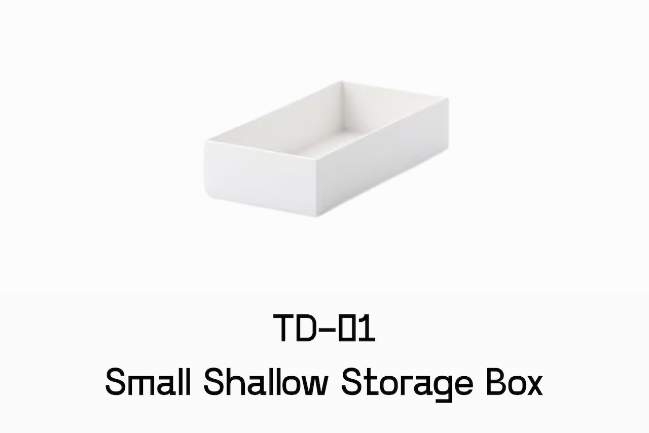 Like-it Tidy-Up Nesting Shallow Storage Box Set of 4 - White