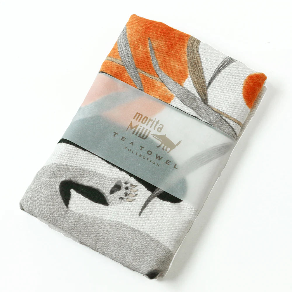 Tea Towel: Afternoon Vacant Lot /Grey 45x70cm