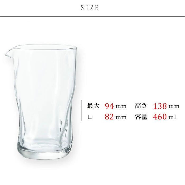 Tebineri Glass Water & Sake Carafe 460ml