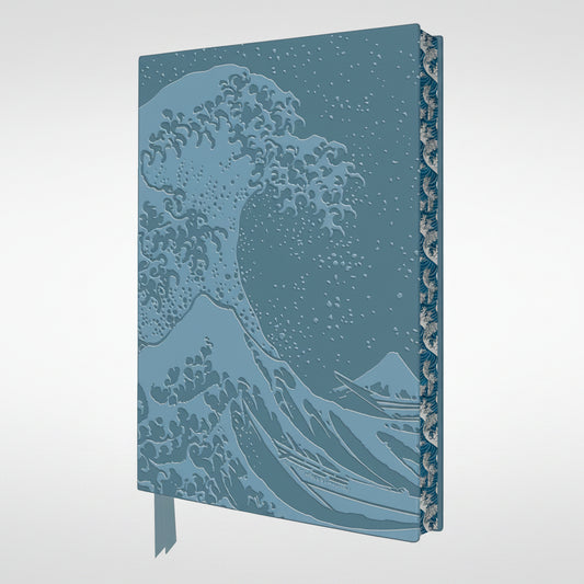 The Great Wave Artisan Art Notebook by Hokusai - Flame Tree Journals