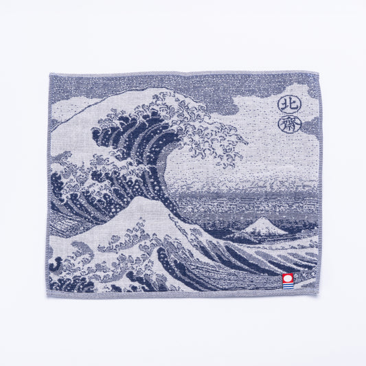 The Great Wave Cotton Handkerchief 25 x 25cm
