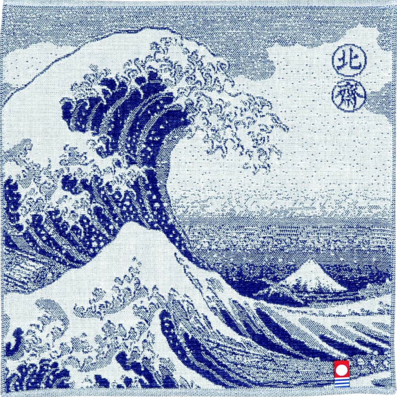 The Great Wave Cotton Handkerchief 25 x 25cm