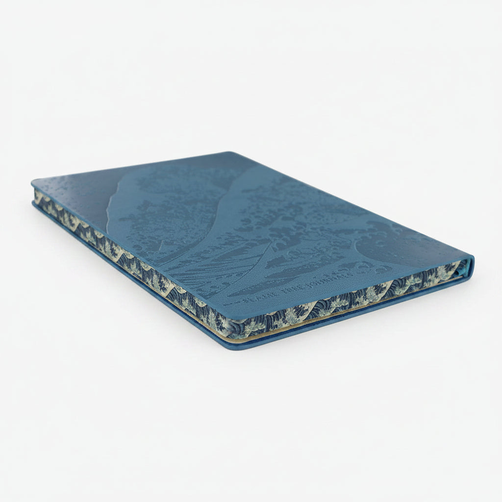 The Great Wave Artisan Art Notebook by Hokusai - Flame Tree Journals