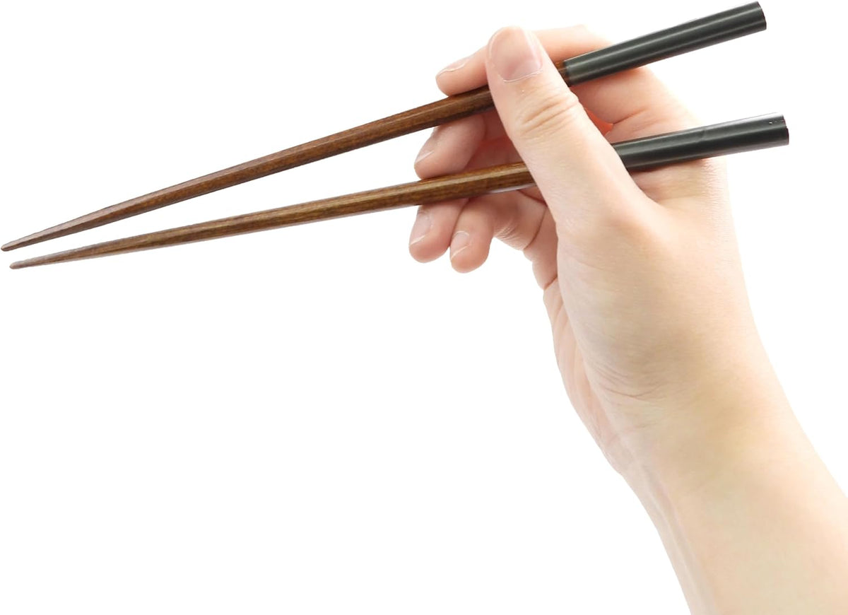Tile Tale Chopstick Gift Set with Tile Chopstick Rest - Dark Grey
