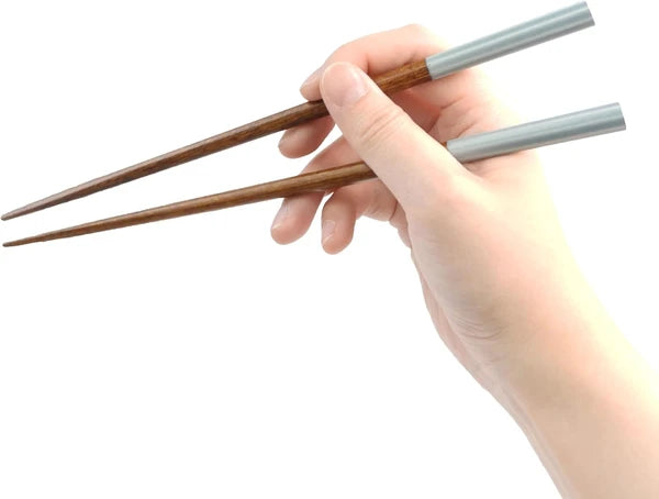 Tile Tale Chopstick Gift Set with Tile Chopstick Rest - Blue