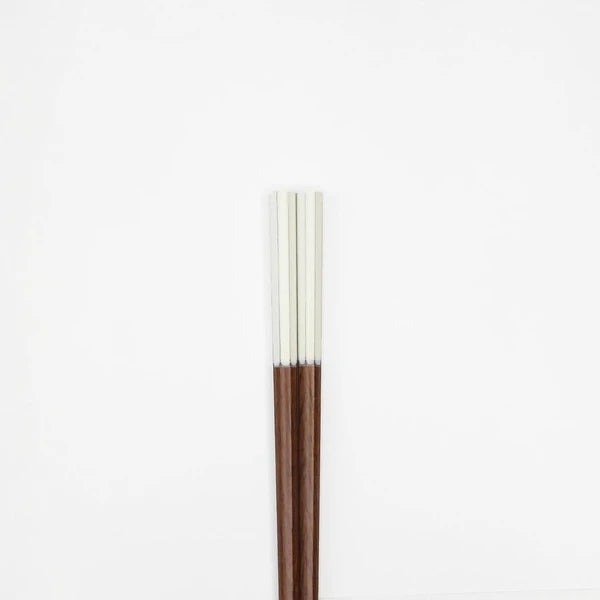 Tile Tale Chopstick Gift Set with Tile Chopstick Rest - White