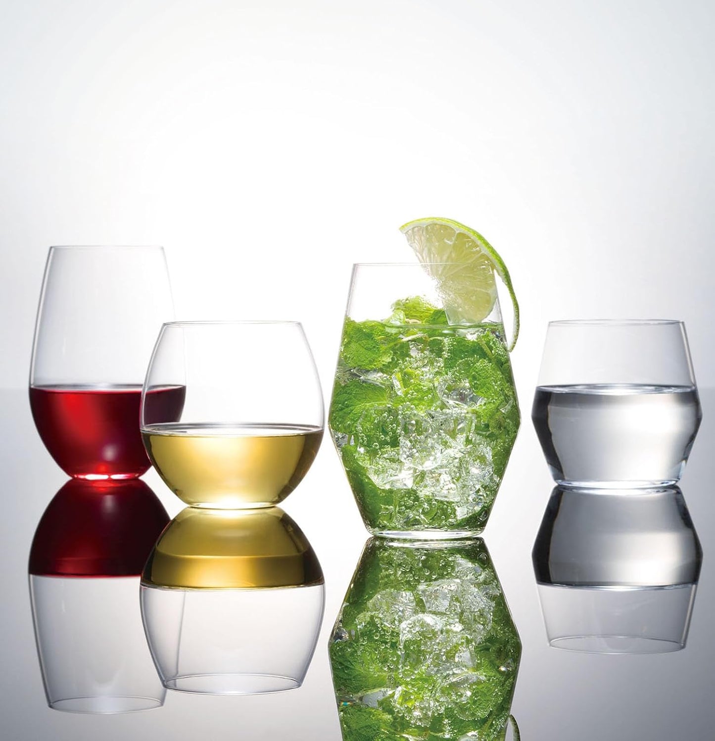 Toyo-Sasaki Fino HS Platinum Round Glass Tumbler 480ml