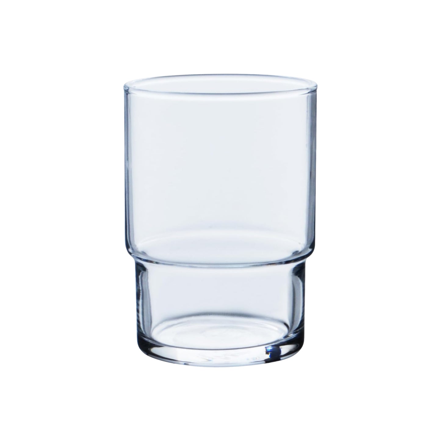 Toyo-Sasaki HS Blue Stackable Glass Tumbler 250ml - Clear