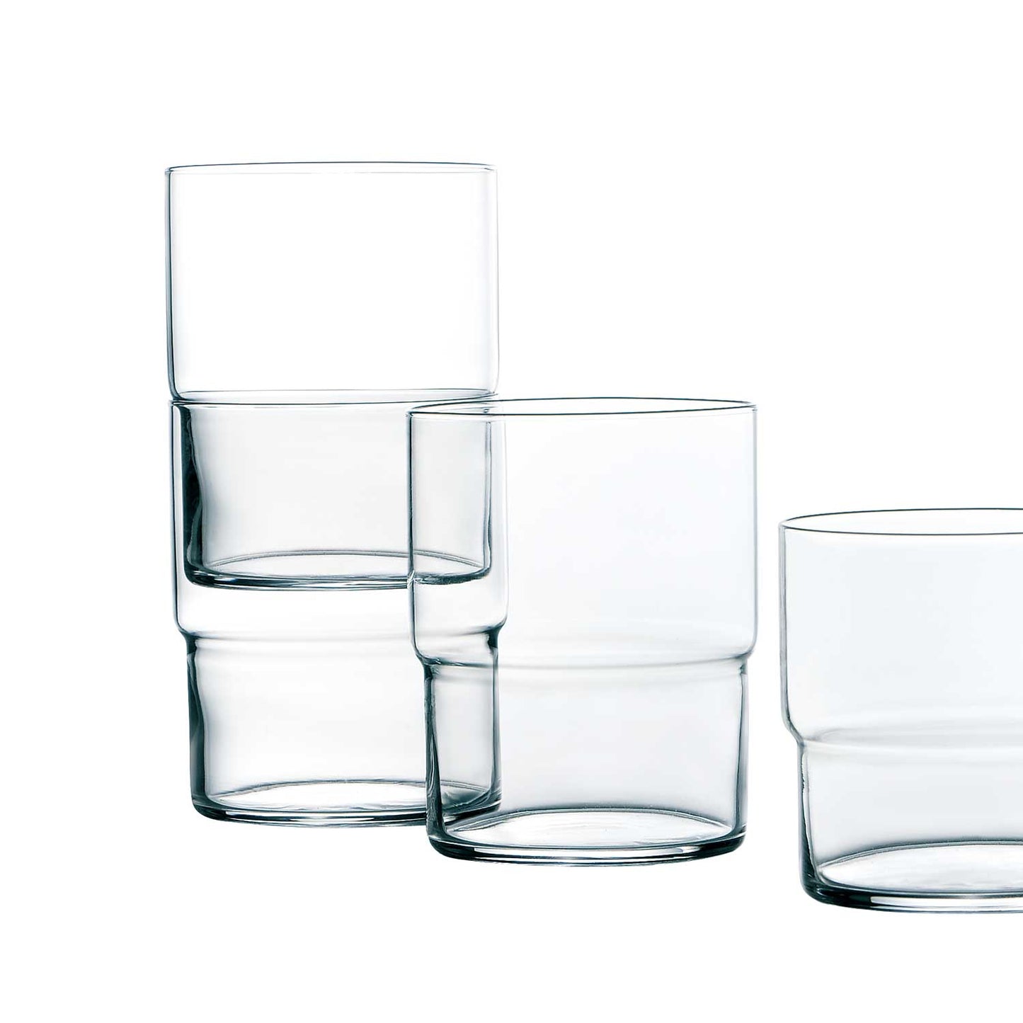 Toyo-Sasaki Fino HS Platinum Stackable Glass Tumbler 390ml