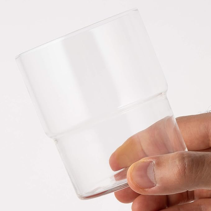 Toyo-Sasaki Fino HS Platinum Stackable Glass Tumbler 390ml