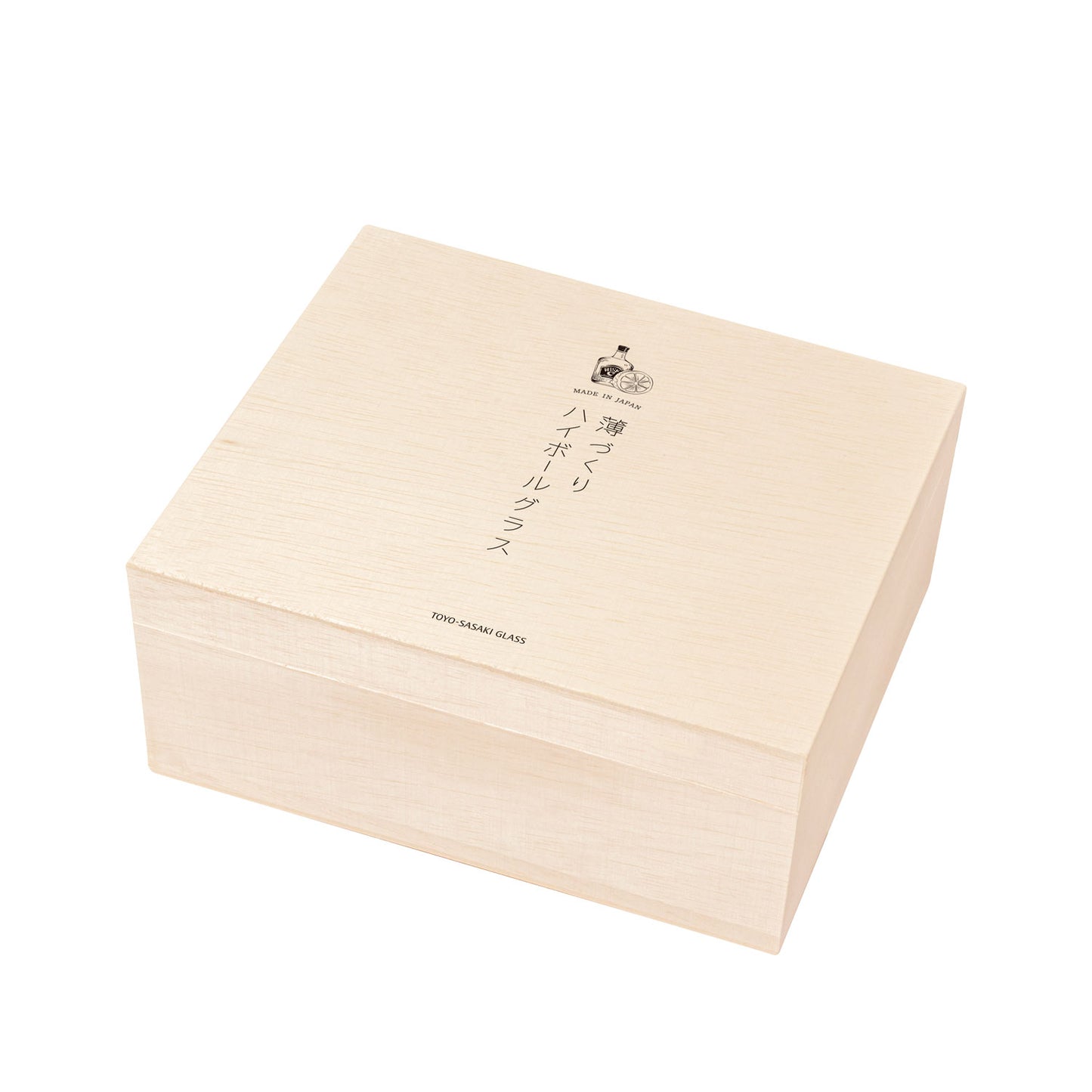 Toyo-Sasaki Usurai HS Platinum Highball Glass Gift Set 420ml