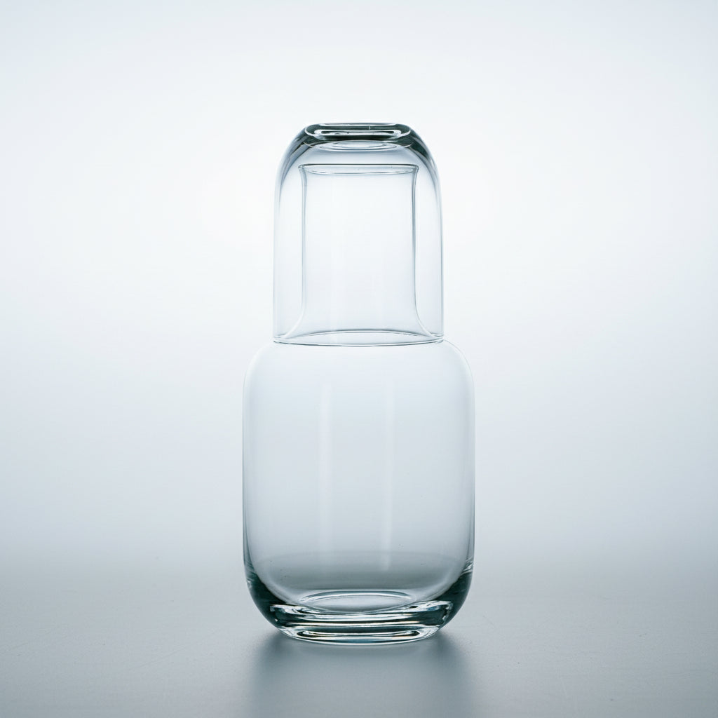 Toyo-Sasaki Handmade Crystal Night Carafe Glass Set 760ml