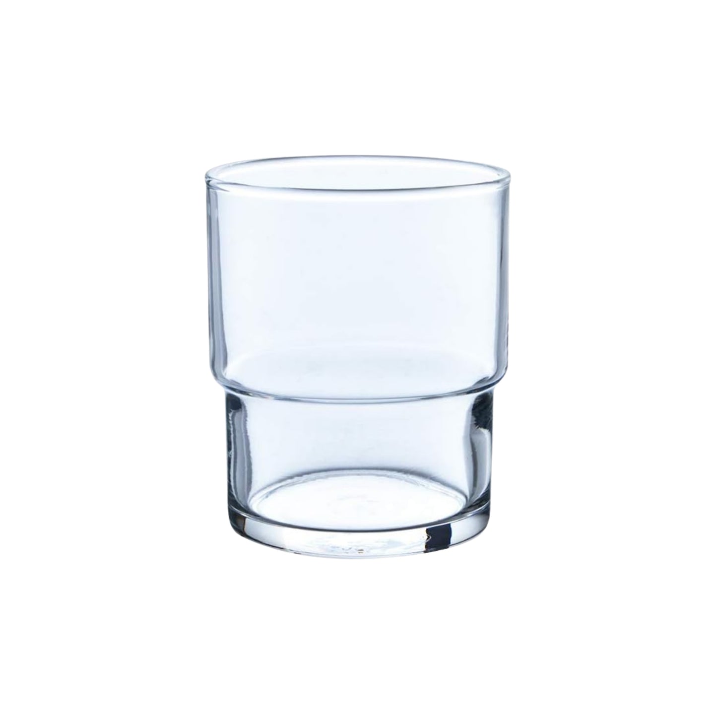 Toyo-Sasaki HS Blue Stackable Glass Tumbler 200ml - Clear
