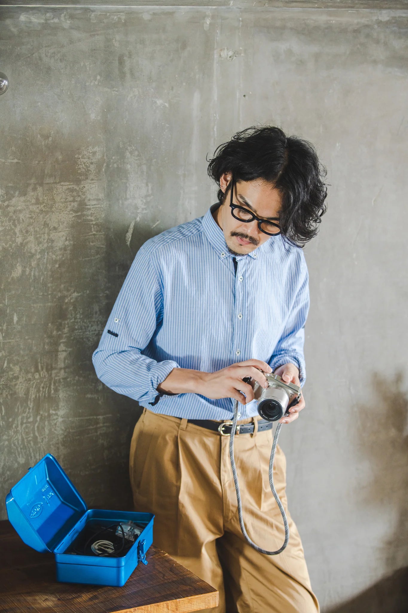 Toyo Steel Camber-top Toolbox Y-280 Blue