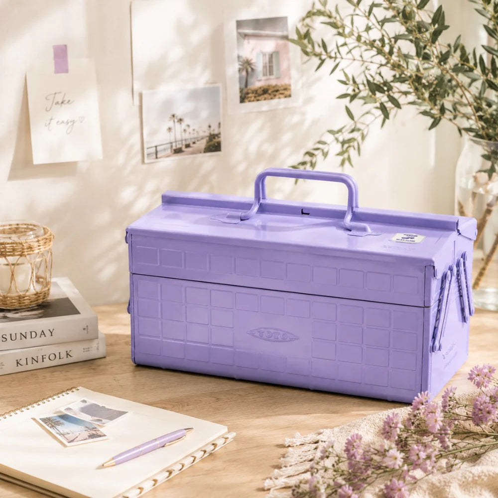 Toyo Steel Cantilever Toolbox ST-350 Fuji Purple
