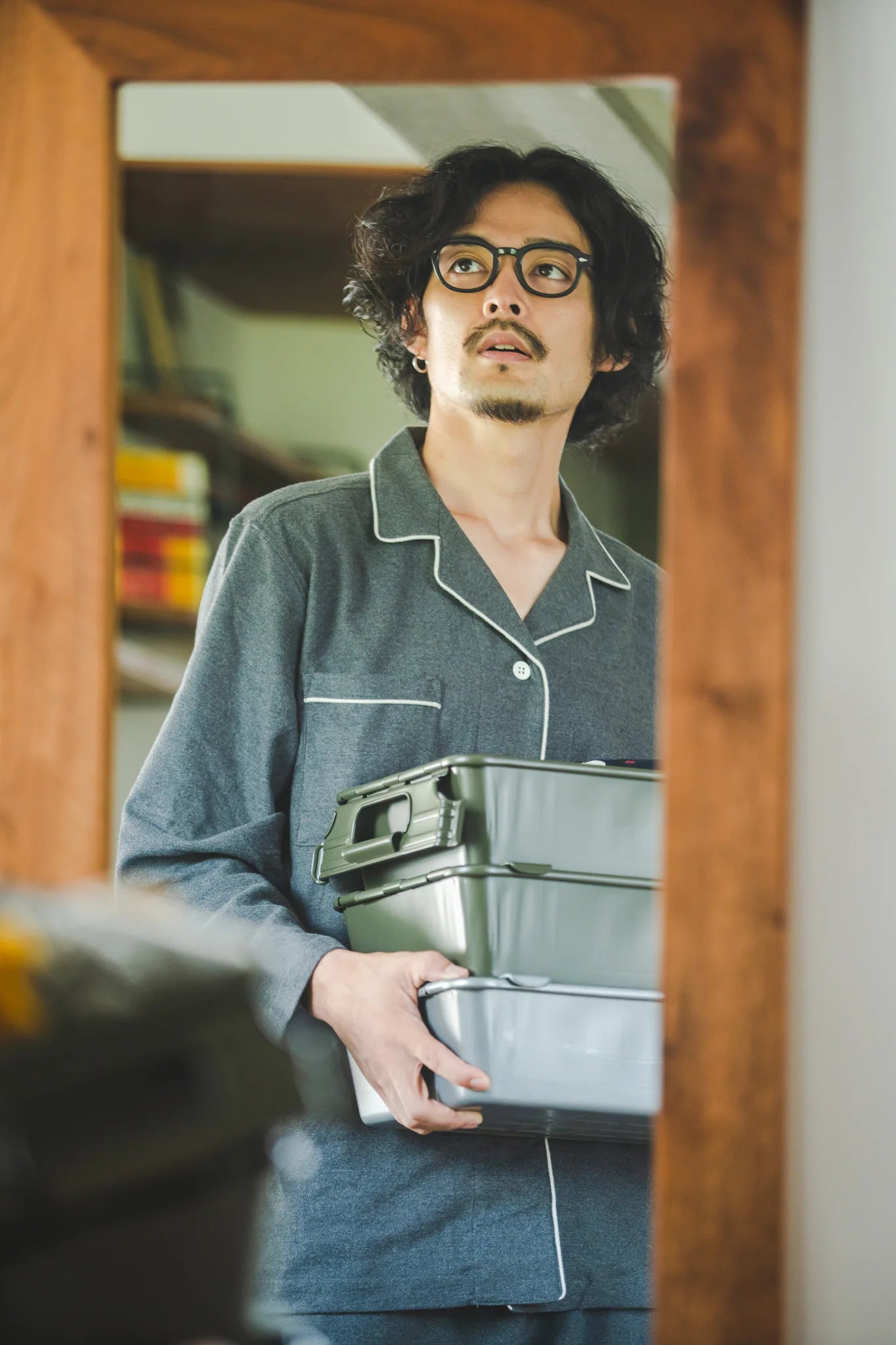 Toyo Steel Parts Box M-8 Clear