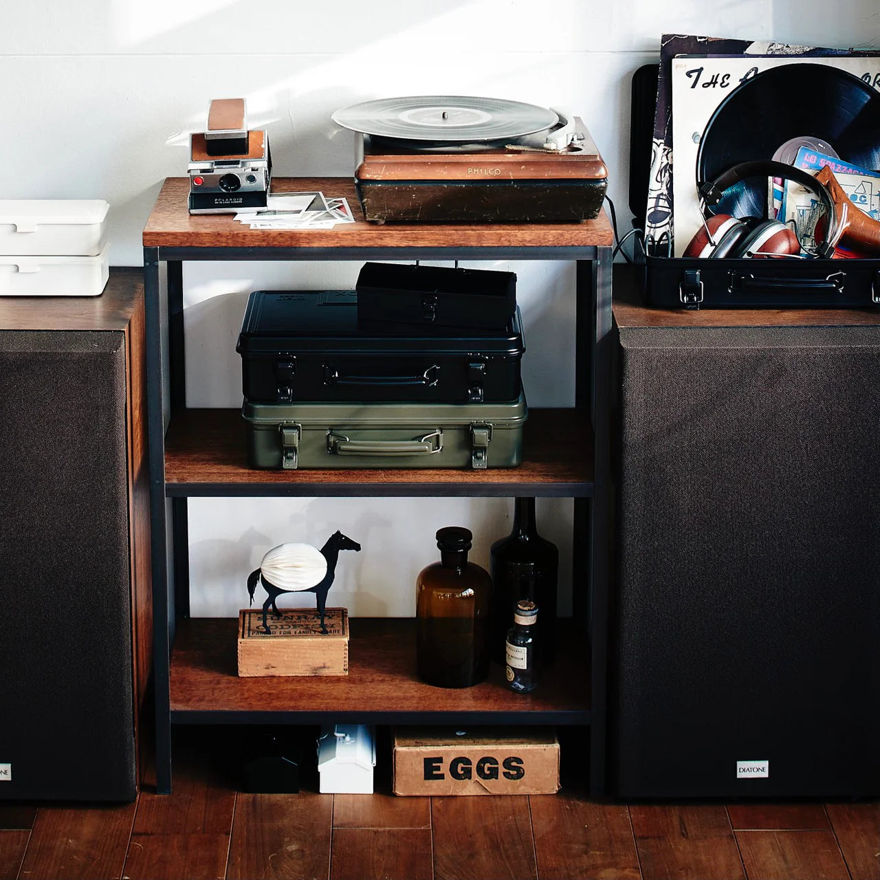 Toyo Steel Trunk Shape Toolbox T-360 Black