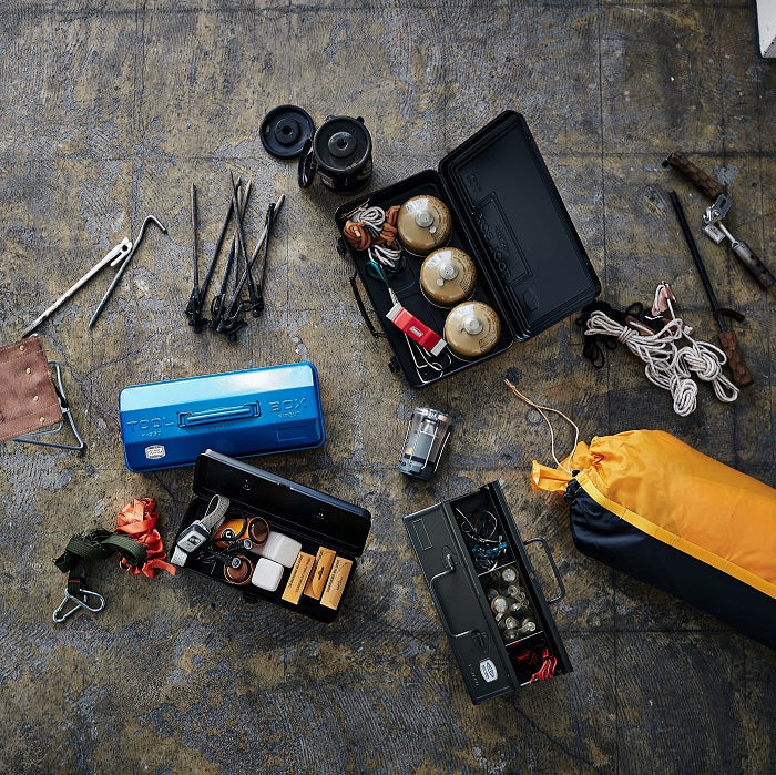 Toyo Steel Trunk Shape Toolbox T-320 Black