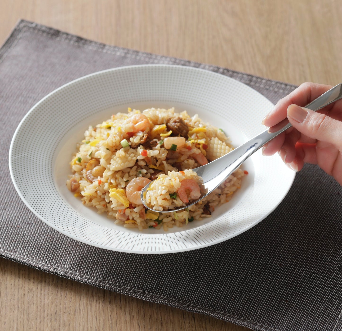 Tsubame Mirror Polished Stainless Steel Classic Renge Spoon 17.7cm
