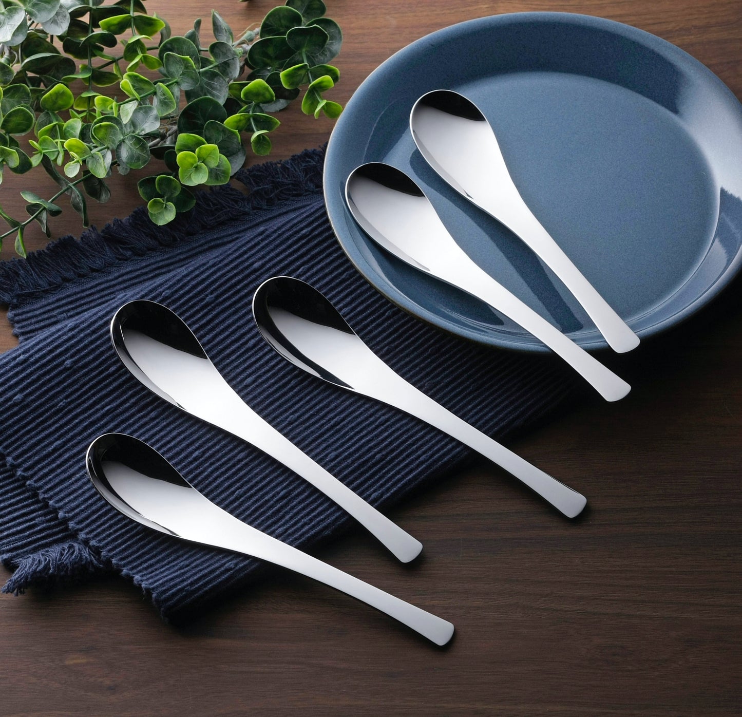 Tsubame Mirror Polished Stainless Steel Classic Renge Spoon 17.7cm