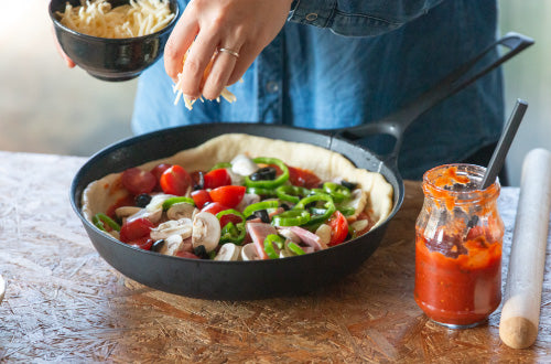 Unilloy Lightweight Cast Iron Frying Pan 26cm