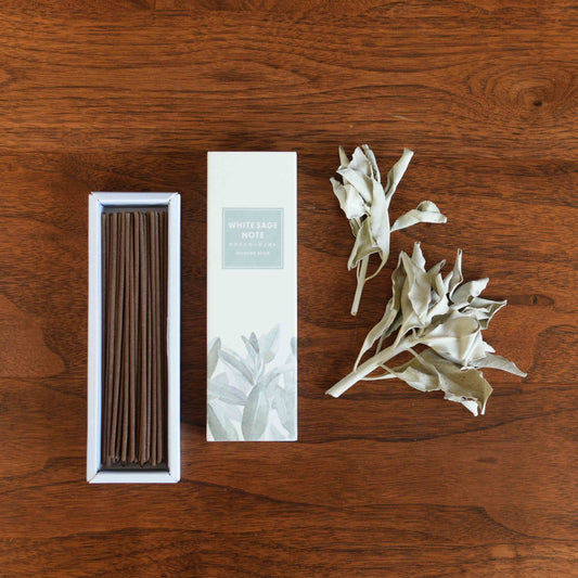 White Sage Note Incense Stick