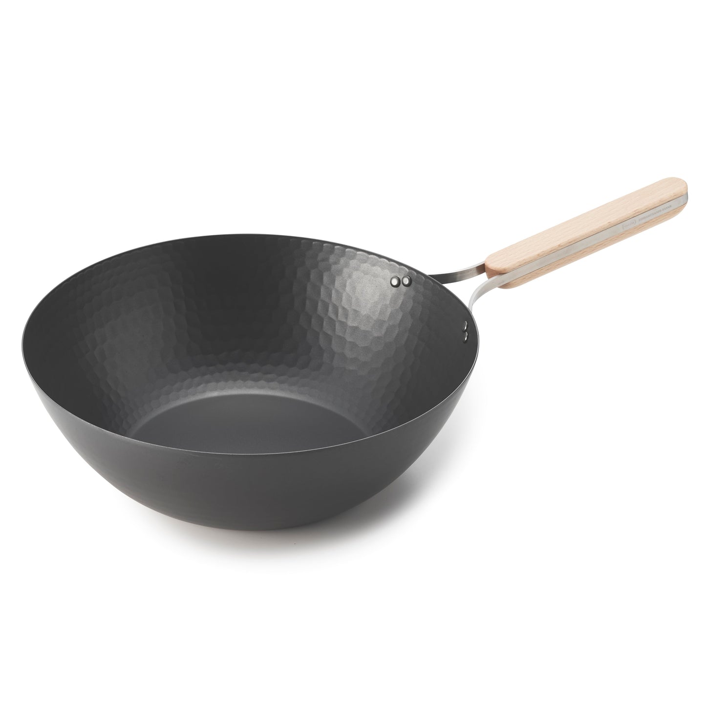 Nitrided Carbon Steel Wok Pan 30cm