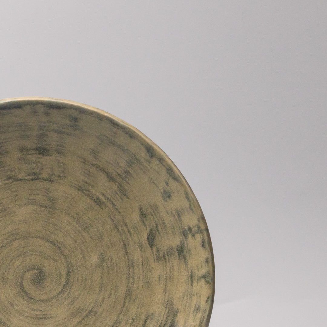 Washed Fern Thick Edge Dinner Plate 25cm