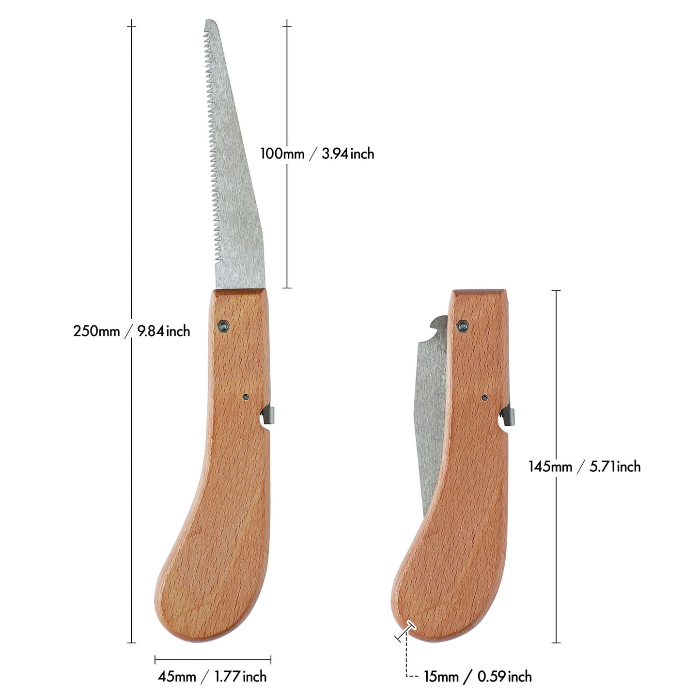 Wazakura Japanese Bonsai Folding Saw 25cm