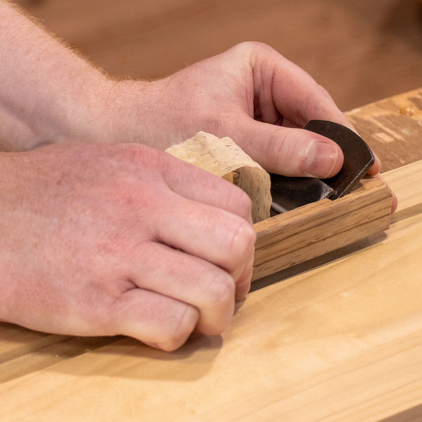 Wazakura Japanese Oak Wood Kanna Hand Plane - 58mm