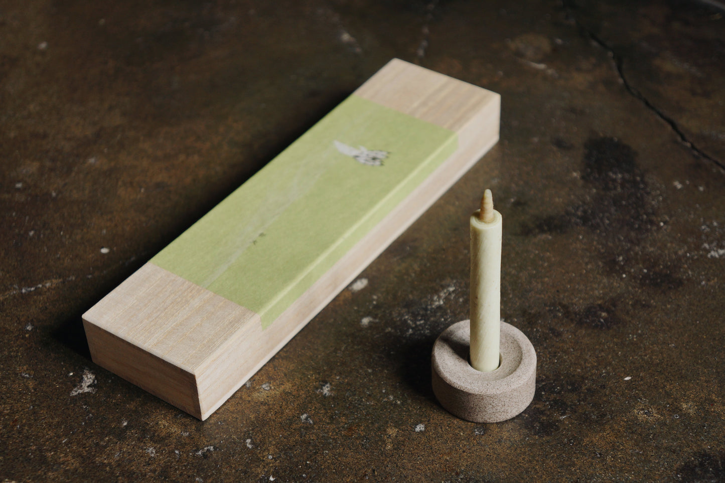 White Sage Warosoku Candle Box Set - Purification