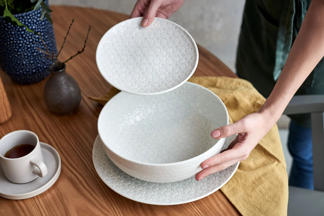 White Star Udon Bowl 19cm