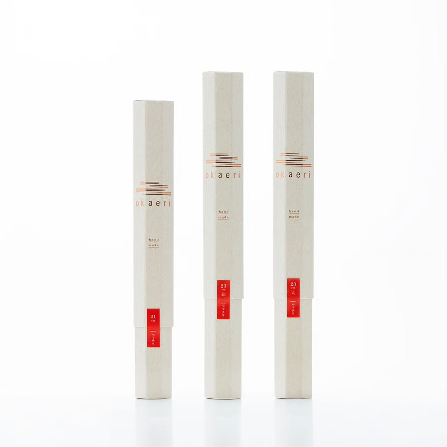 Yamachiku Okaeri Natural Bamboo Chopsticks 23cm - Slim