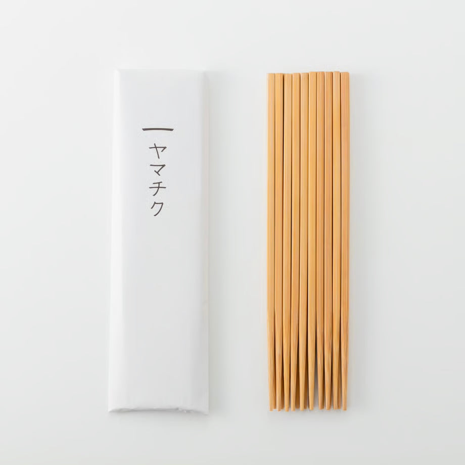 Yamachiku Susu Bamboo Chopsticks 23cm - Family Pack (10 Pairs)