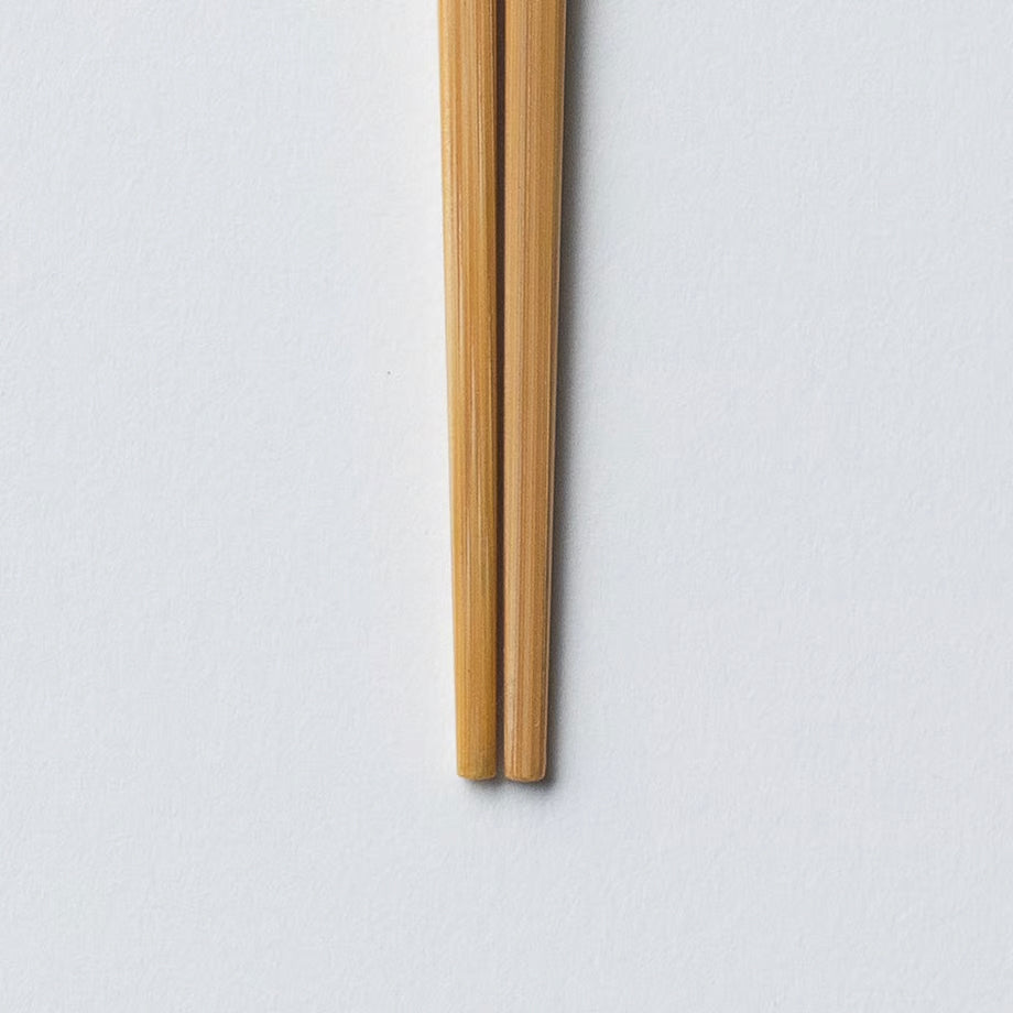 Yamachiku Susu Square Bamboo Chopsticks 23cm - Black
