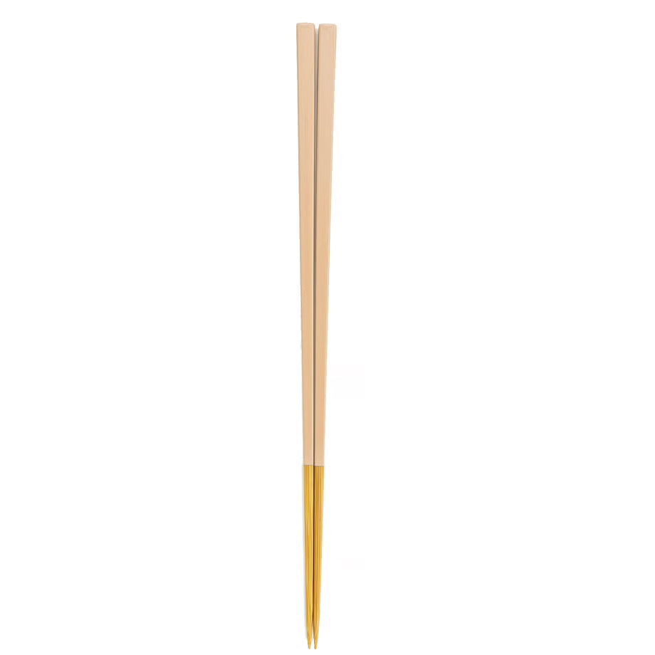 Yamachiku Sweet Urushi Bamboo Chopsticks 23.5cm - Peach