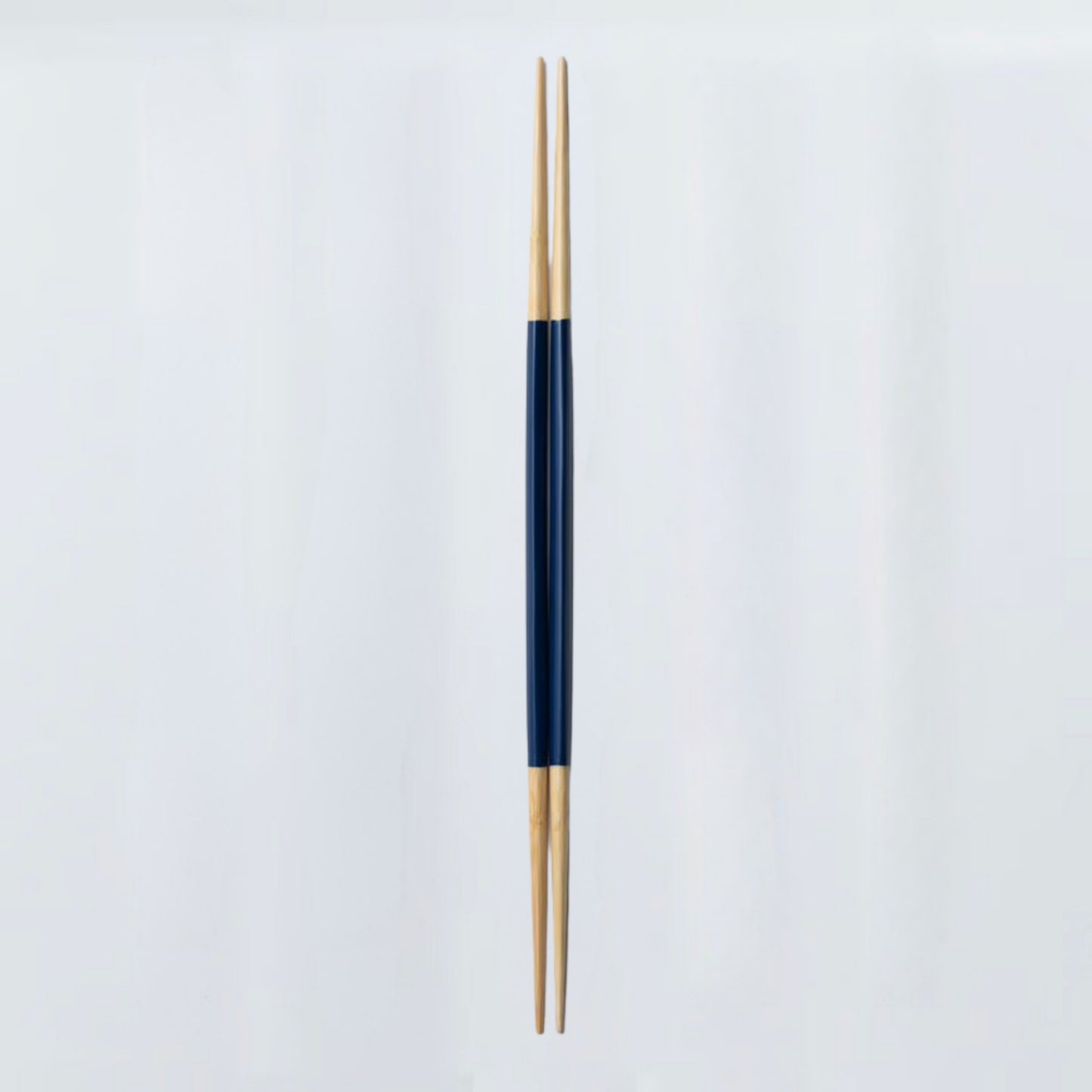Yamachiku White Bamboo Navy Serving Chopsticks 33cm