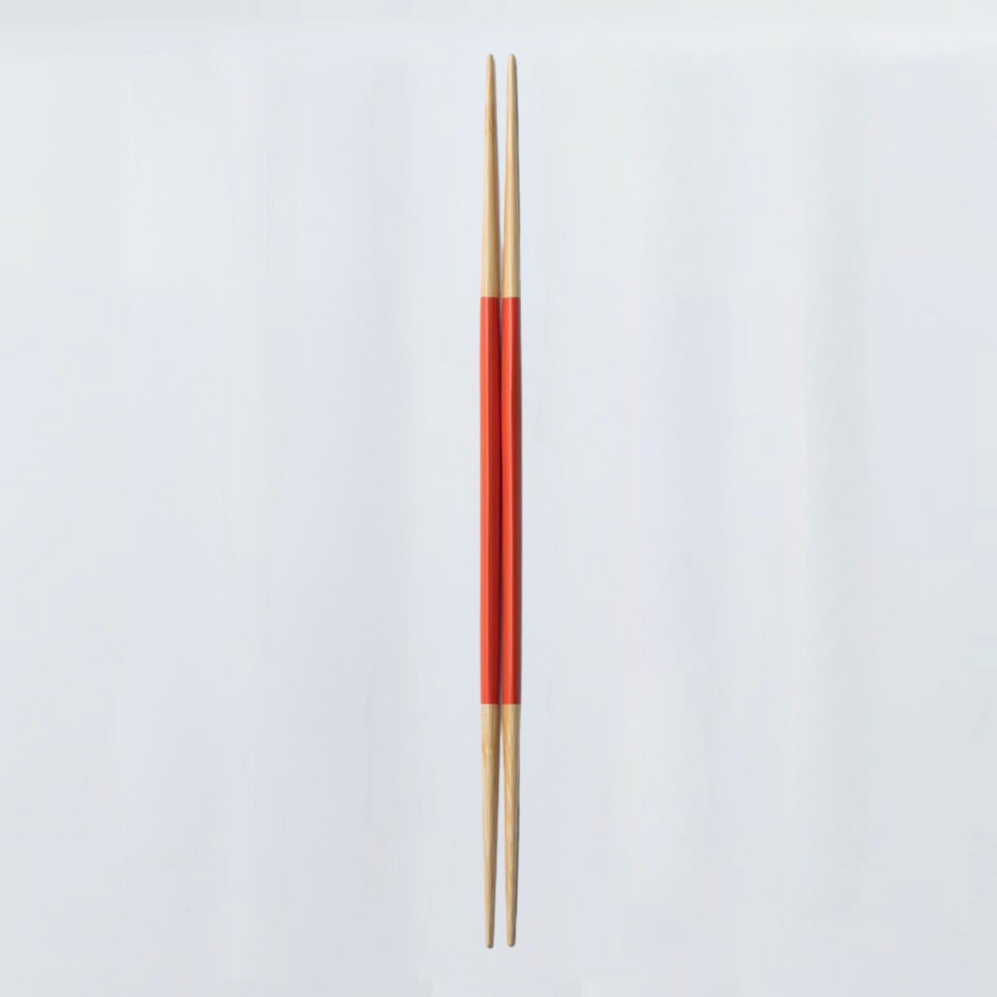 Yamachiku White Bamboo Orange Serving Chopsticks 33cm