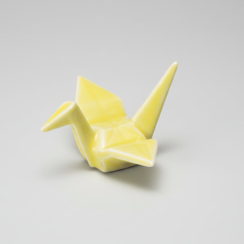 Origami Crane Chopstick Rest / Yellow