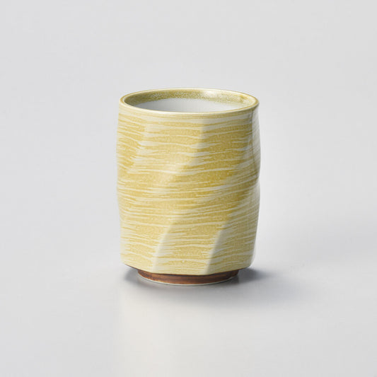 Yellow Octagonal Sushi Mug 330ml