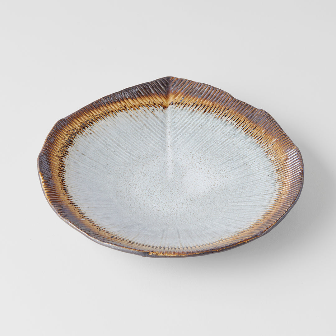 Akane Grey Open Bowl 23cm