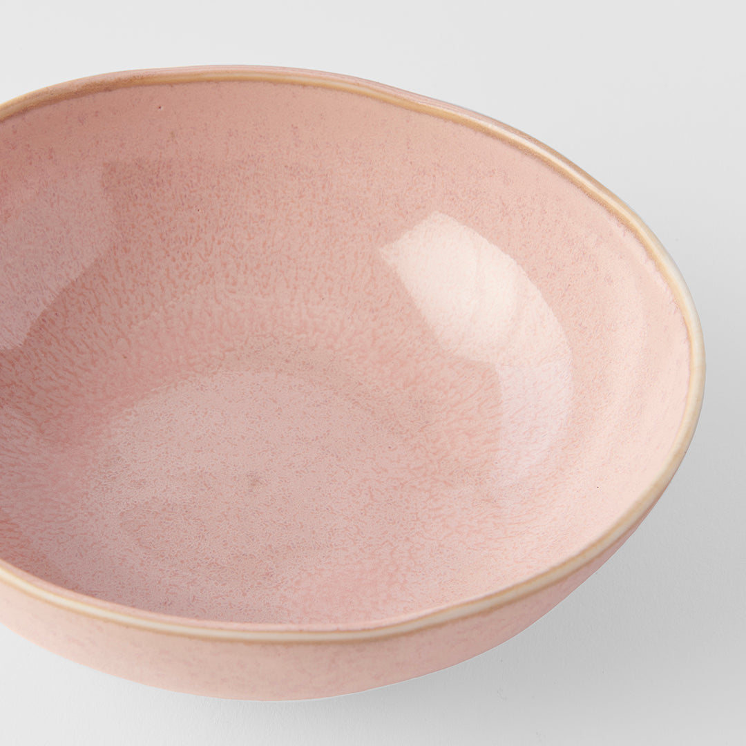 Sakura pink small oval bowl 14cm