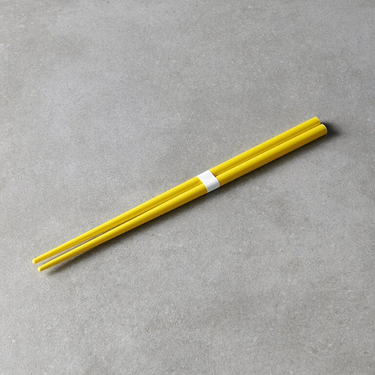 Canary yellow & white chopsticks