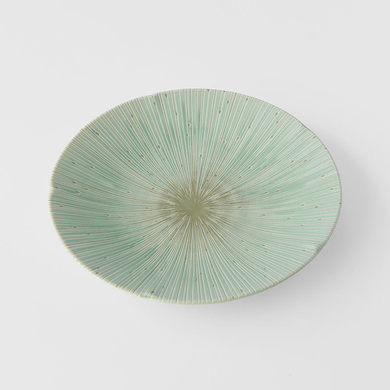 Ice Drift green dinner plate 24cm