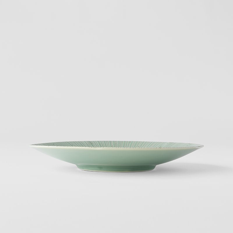 Ice Drift green dinner plate 24cm
