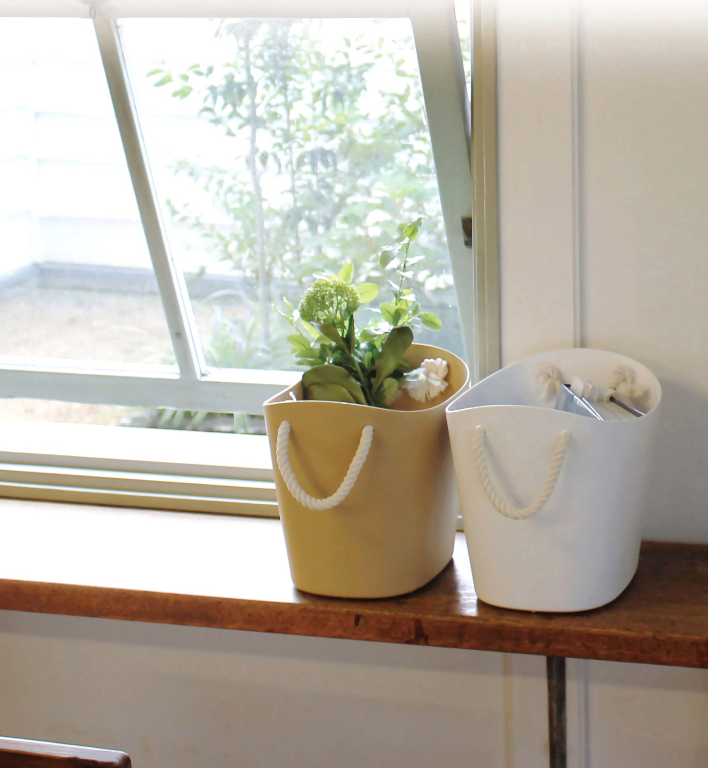 Hachiman Balcolore S Storage Basket 7L - Cafe Au Lait