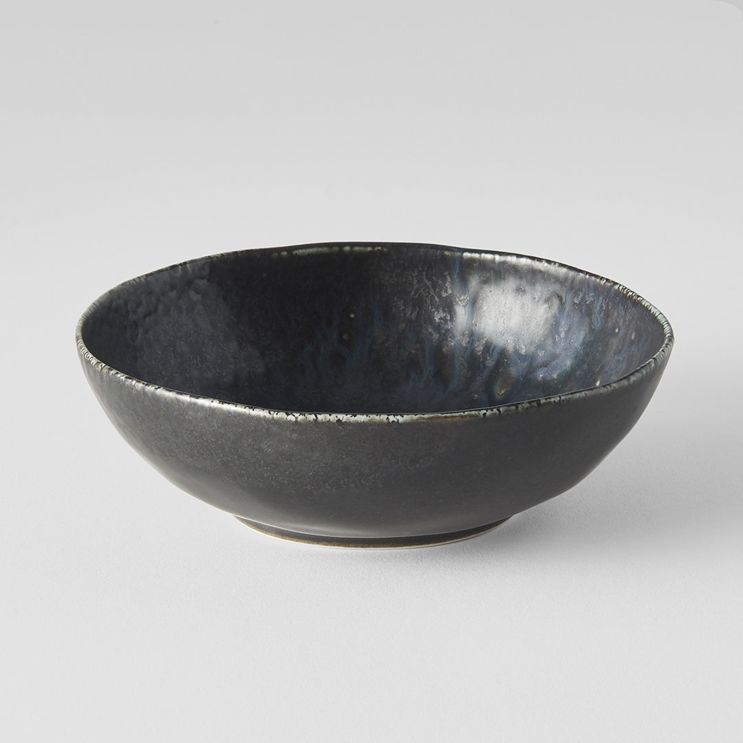 BB Black oval open bowl 14cm